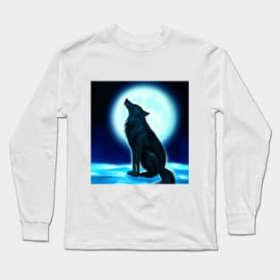 Wolf moon Long Sleeve T-Shirt